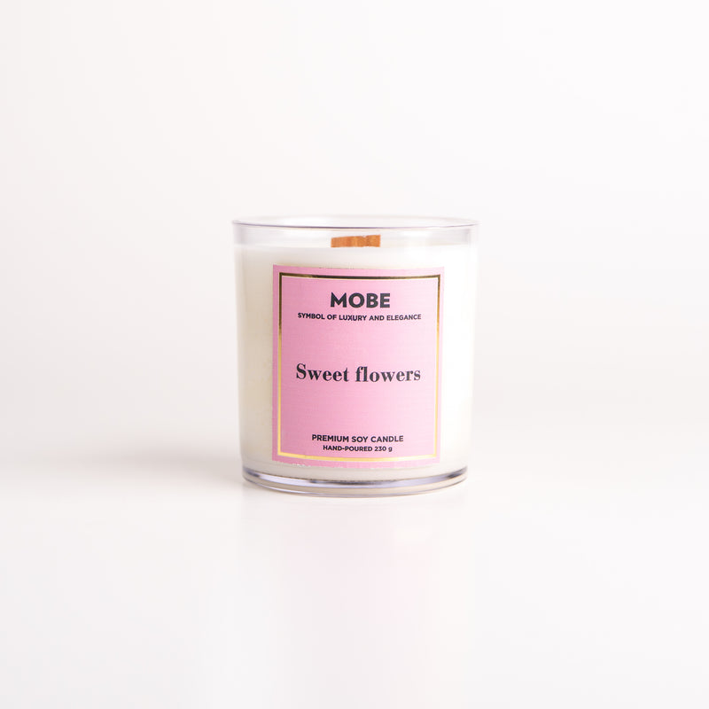 SWEET FLOWERS  -   POT  À   BOUGIE