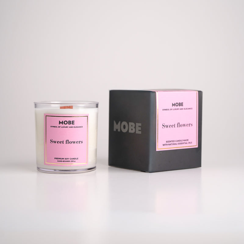 SWEET FLOWERS  -   POT  À   BOUGIE