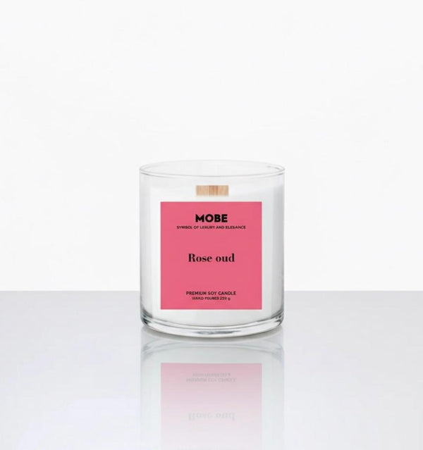 ROSE OUD   –  POT À  BOUGIE