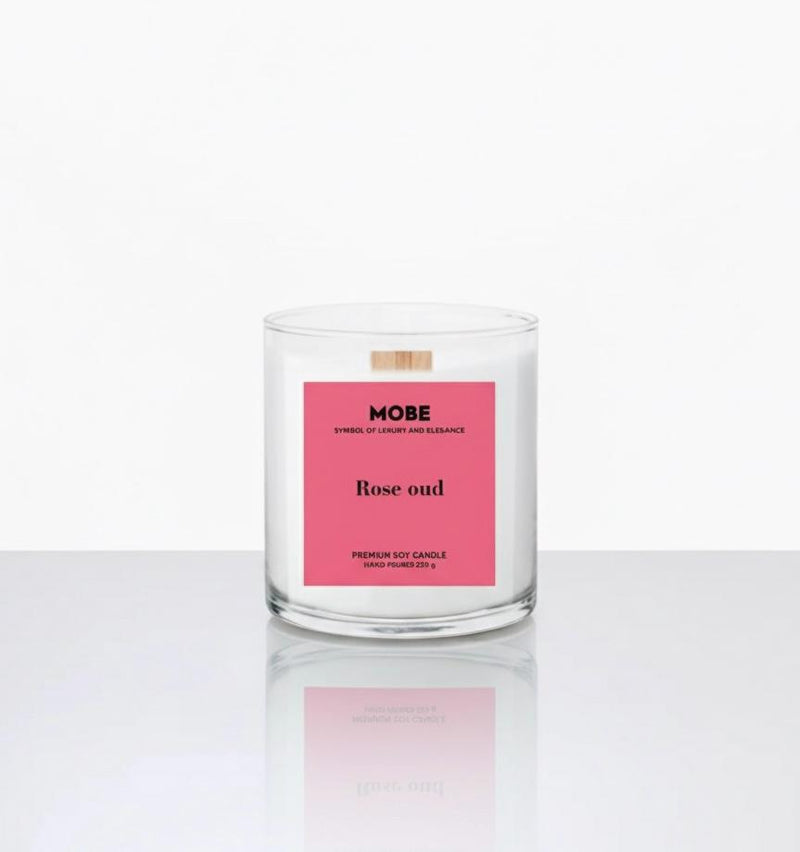 ROSE OUD   –  POT À  BOUGIE